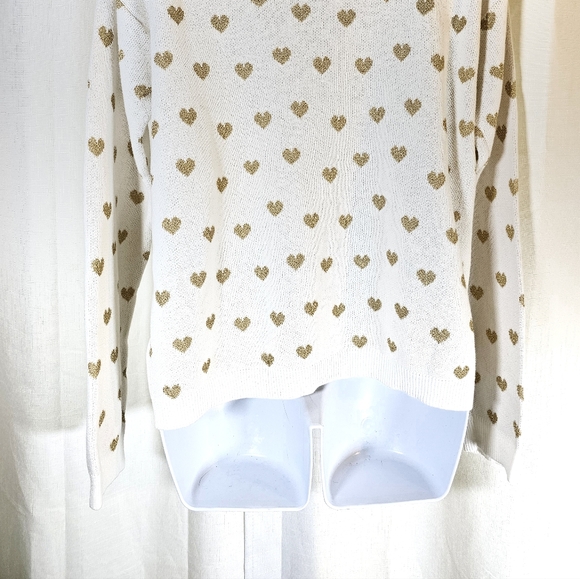 2/$20 Crown & Ivy Kids XL Heart Sweater - Picture 6 of 6